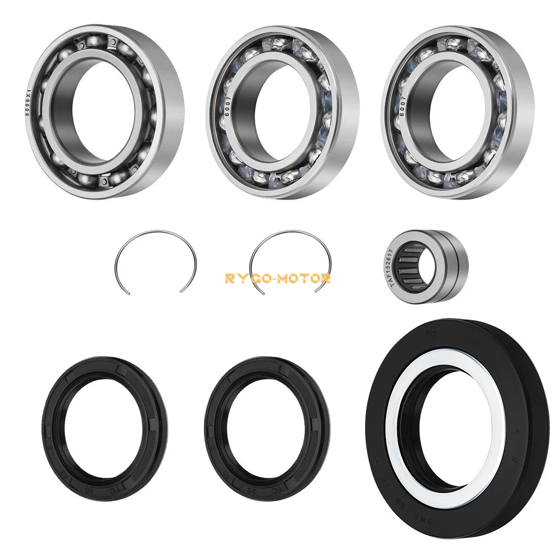 Rear Differential Bearing Seal Kit for Honda Rancher 420, Foreman 500 (2007–2021)