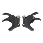 49mm Smoke Windshield Clamps for Harley Breakout, Fat Bob, Low Rider (2018-2024)