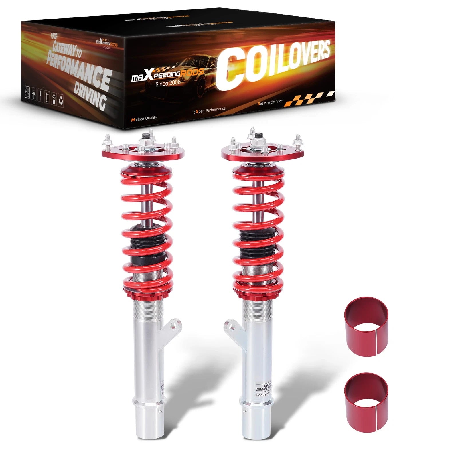 Front Coilovers Lowering Suspension Kit for Volkswagen Golf MK7/GTI (2013–2020)