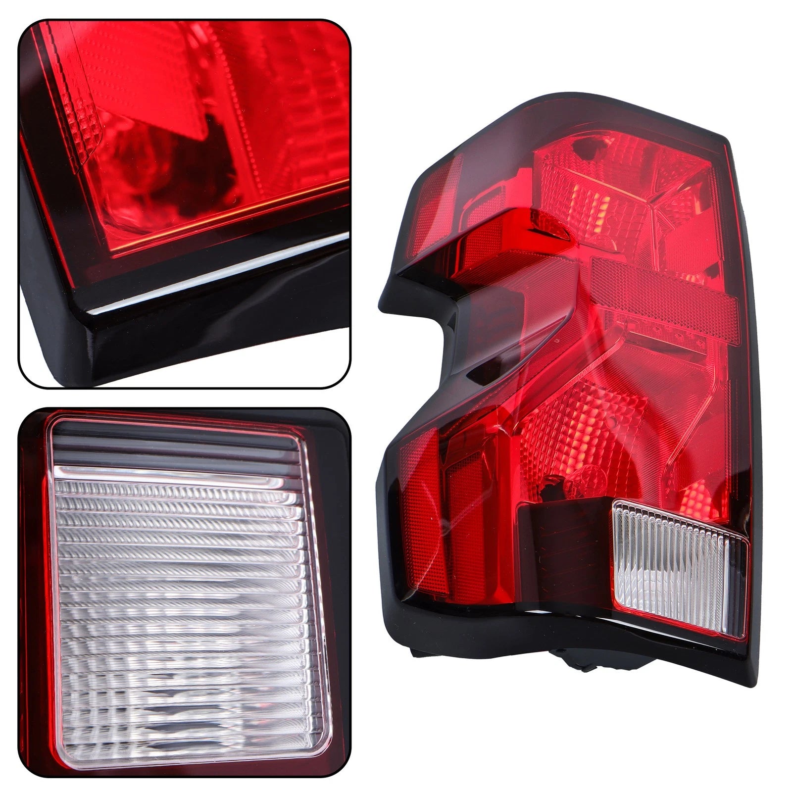 Left Side Tail Light Assembly for Chevrolet Colorado (2023â2025) Halogen Black Red