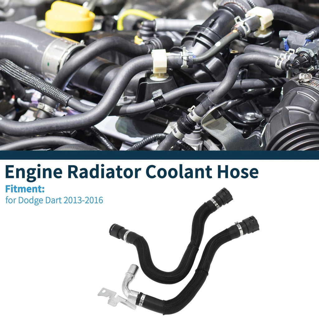 Set of 1 Heater Hose for Dodge Dart (2013–2016) No.68197197AB