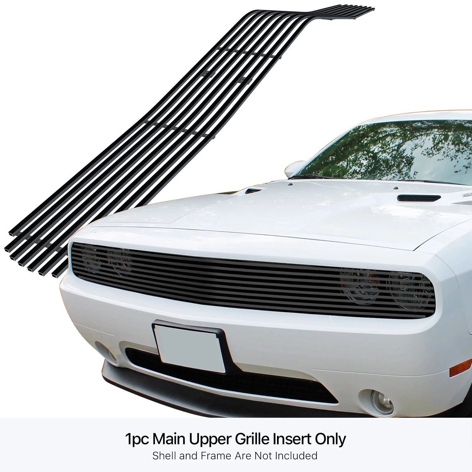 Phantom Black Billet Grille Insert for Dodge Challenger (2009-2014)