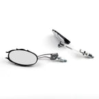 Universal Rearview Mirrors for Motorcycle (8mm 10mm) - White