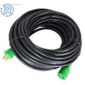 30A RV Generator Power Extension Cord + NEMA L14-30P/L14-30R Inlet Box