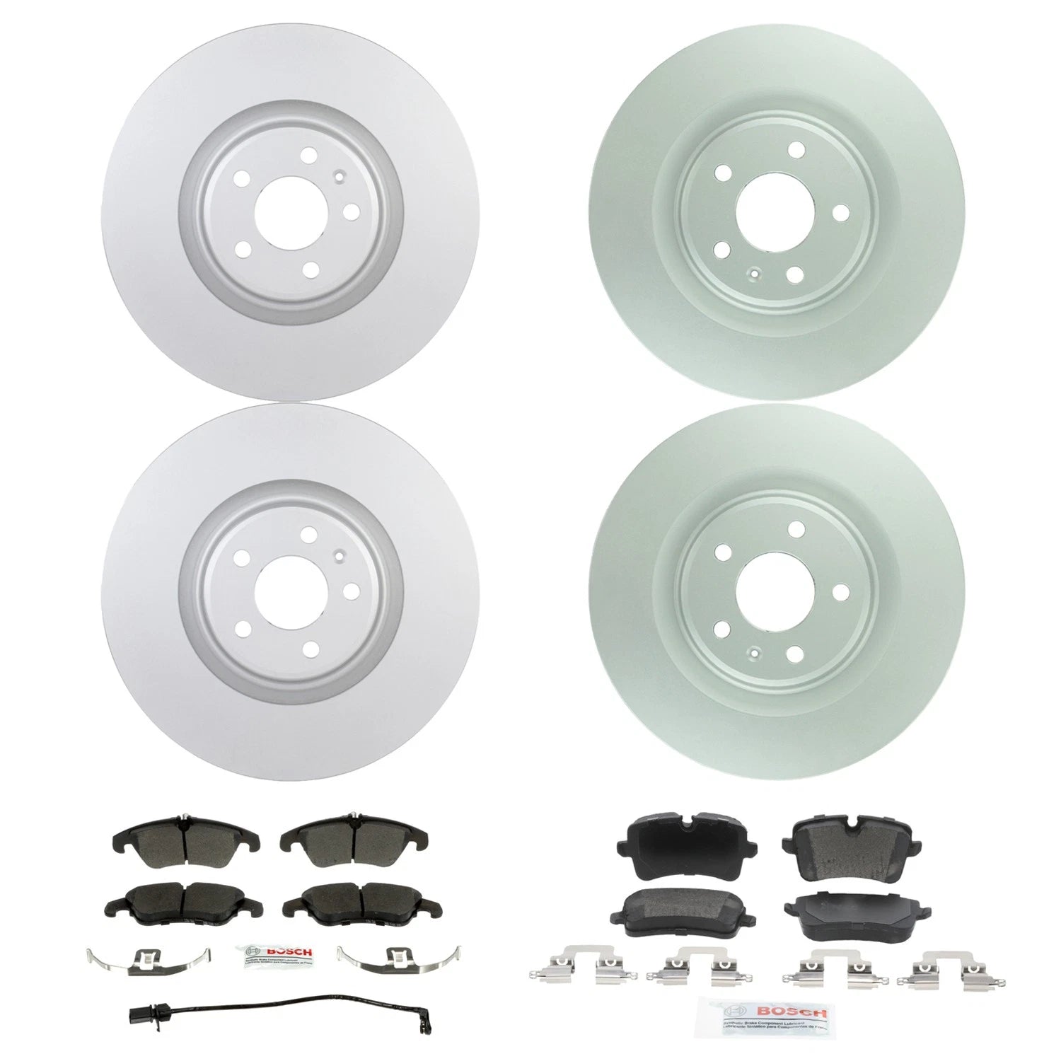 Bosch Quietcast Disc Brake Pad Kit for Audi A6 Quattro (2005–2011)