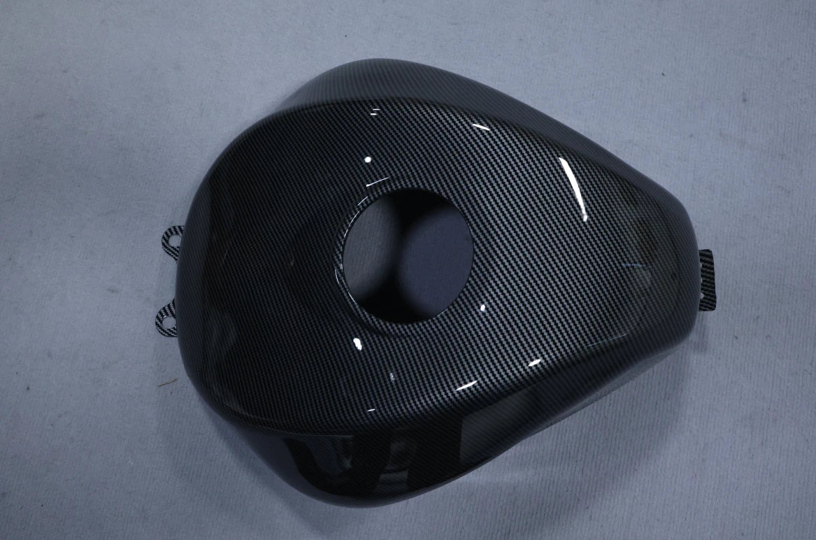 Carbon Fiber ABS Fuel Gas Tank Cover for Kawasaki Ninja ZX10R (2006–2007)
