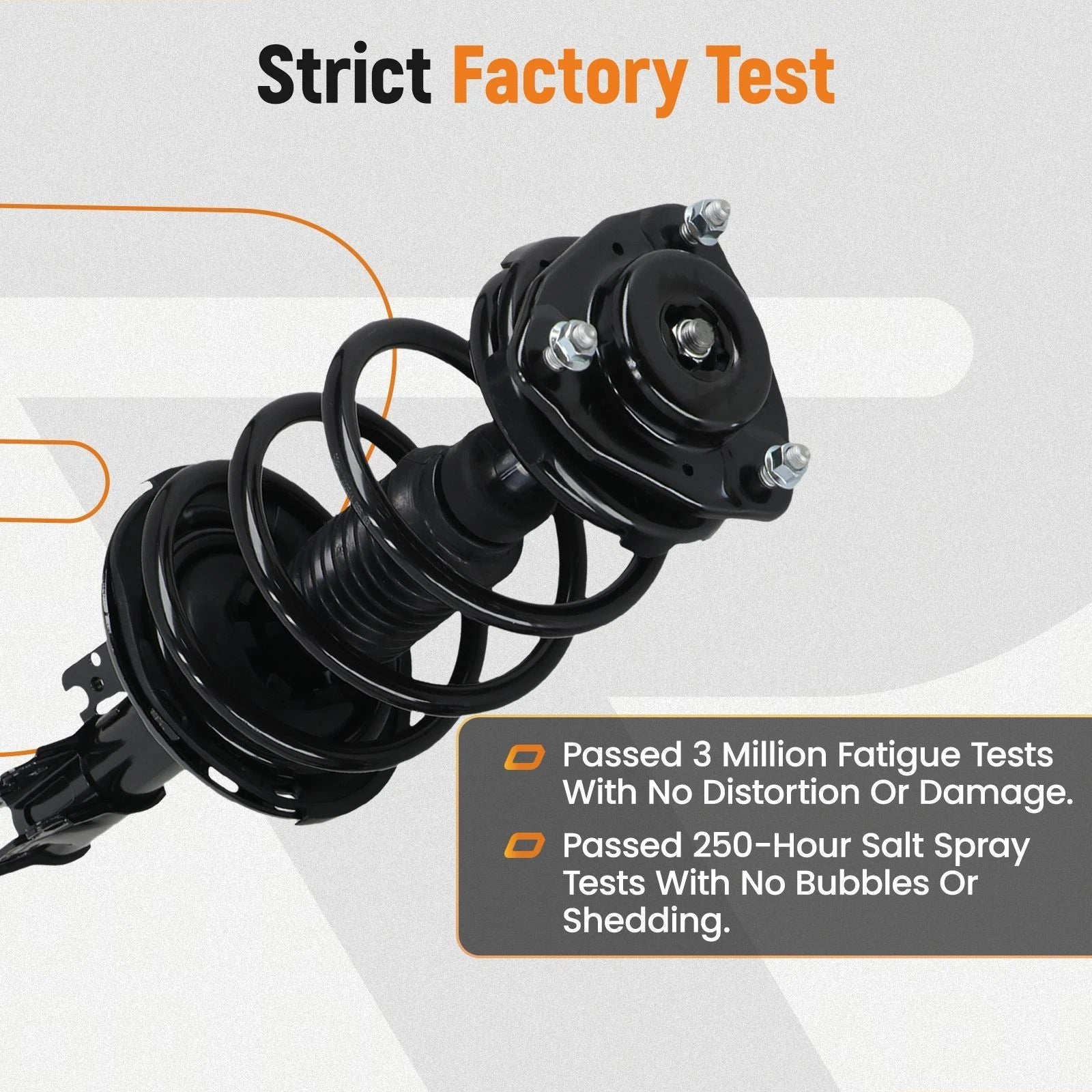 Front Struts w/Coil Spring Sway Bar Links for Toyota Sienna (2011–2014)