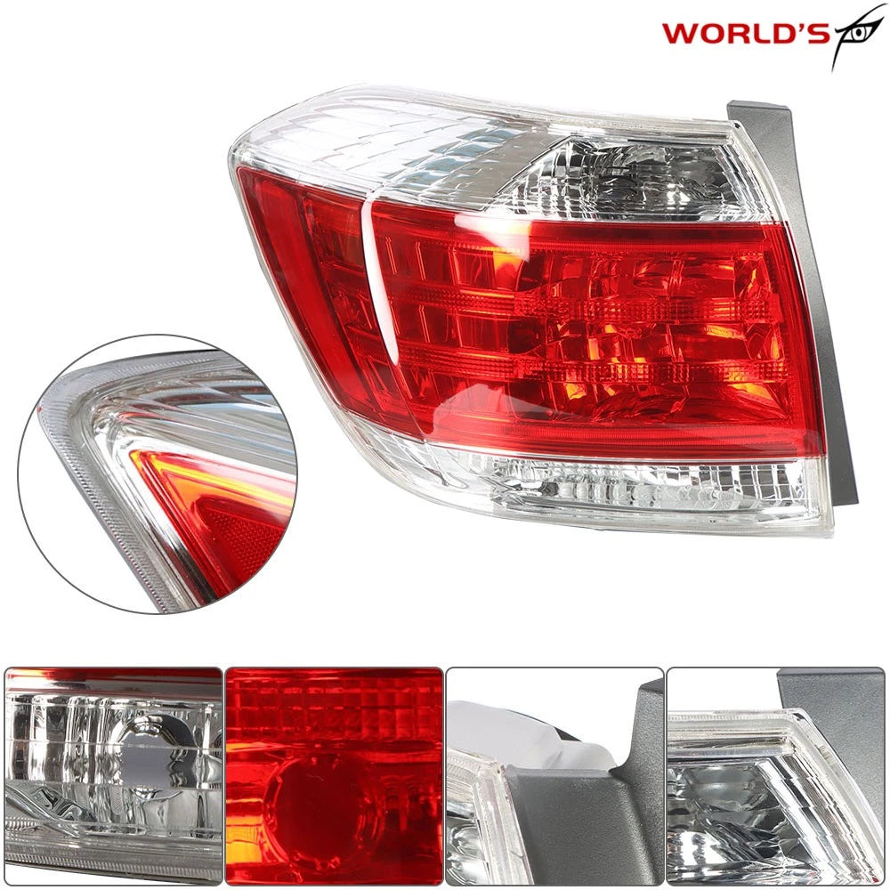 Set of 2 Tail Lights for Toyota Highlander (2011–2013)