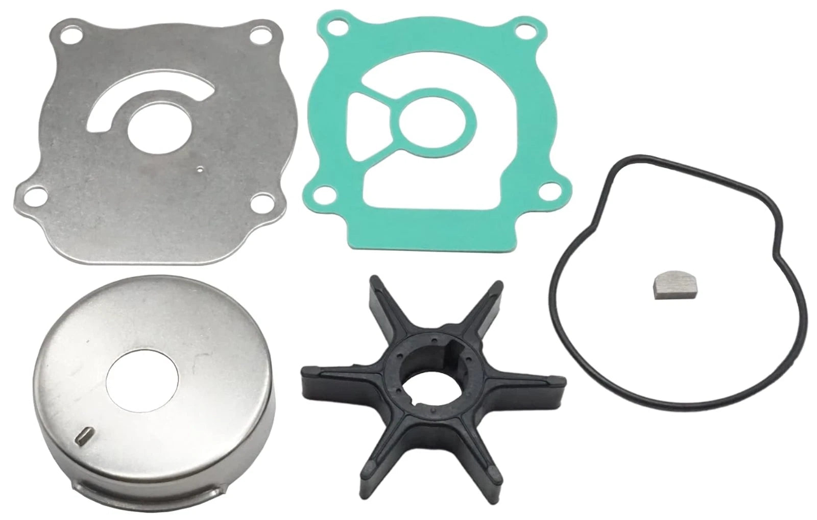 Outboard Water Pump Impeller & Plate for Suzuki 4-S (17461-96312, 17472-96303)