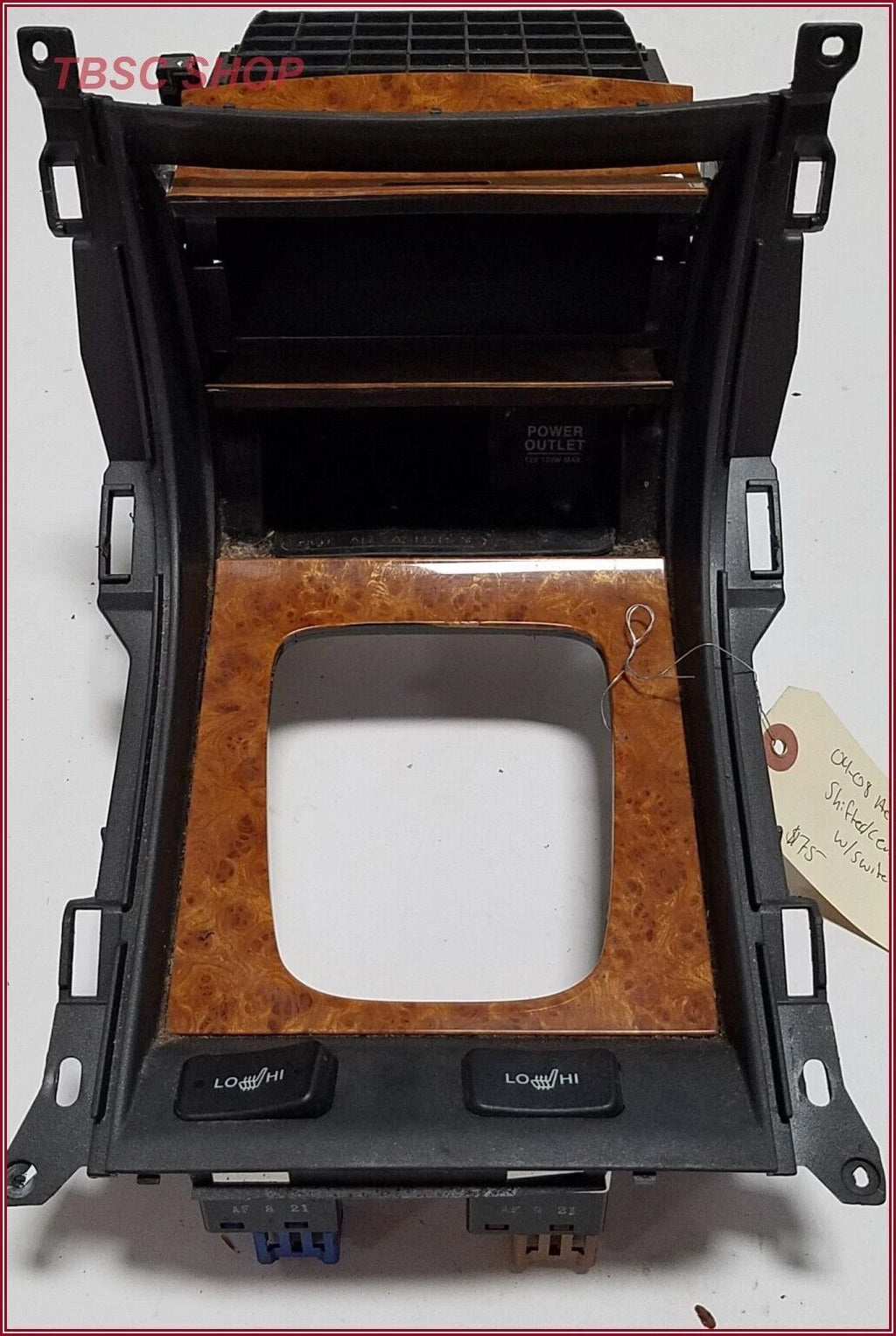 Center Console Shifter Trim Bezel for Acura TL (2004–2008)