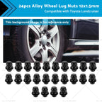 24pcs Alloy Wheel Lug Nuts for Toyota Landcruiser 200 (2008–2021)