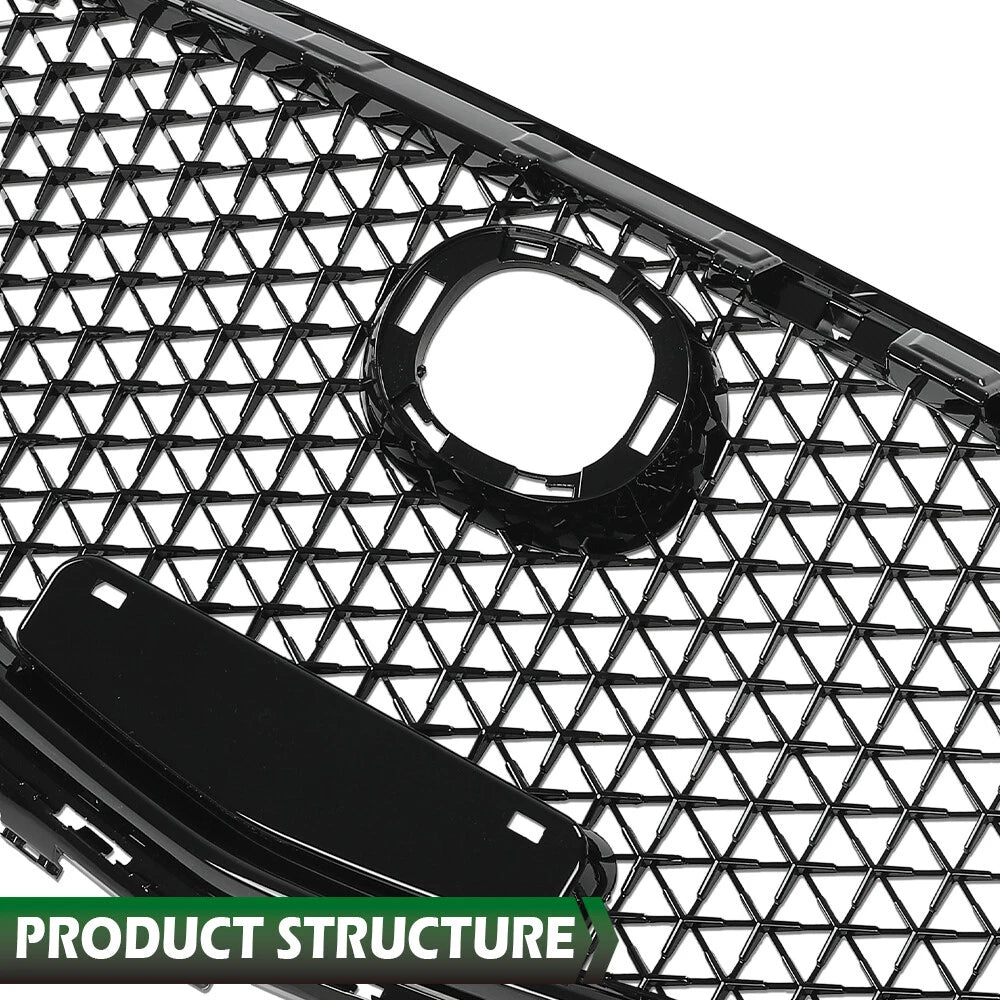 Front Bumper Upper Honeycomb Grille for Mazda 3 (2017–2018)