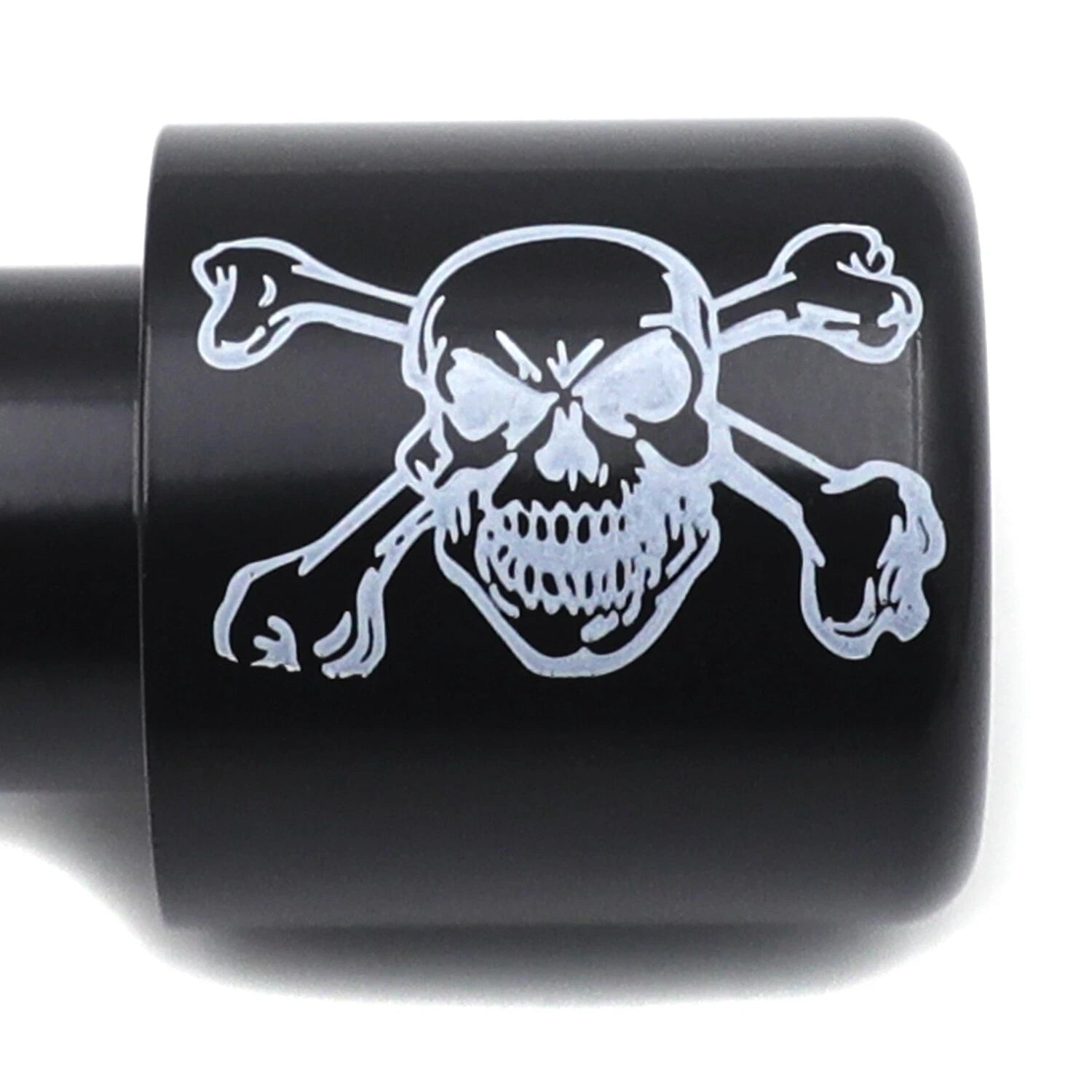 Skull Black Bar End for Honda CBR600RR CBR1000RR VFR800 RC51 CBR900RR