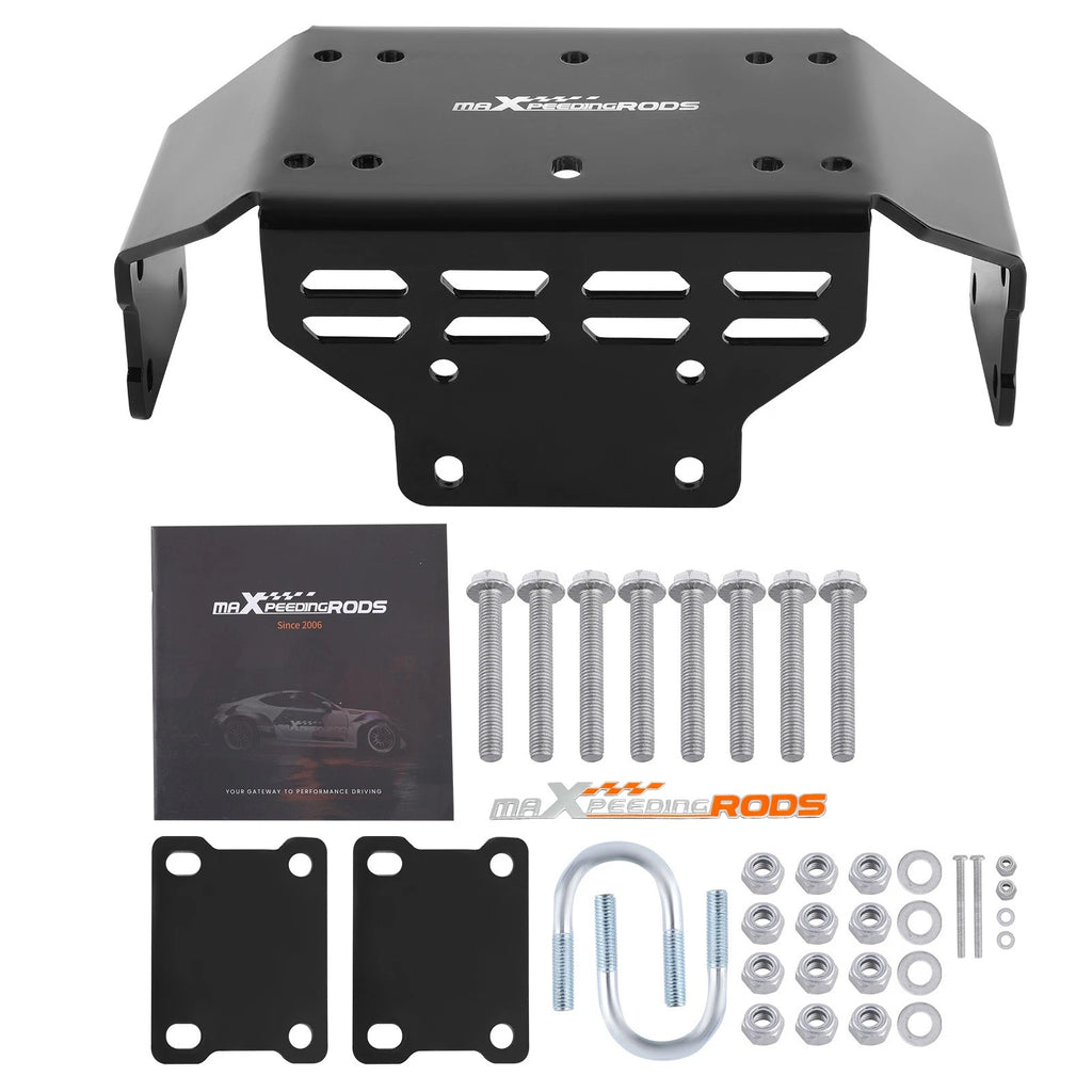 Front Winch Mounting Bracket for Honda Pioneer (2014–2023) 4-Hole 3"x4 7/8ER