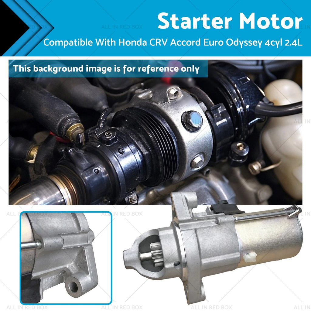 Starter Motor for Honda CR-V Accord Odyssey 2.4L (2002–2006)