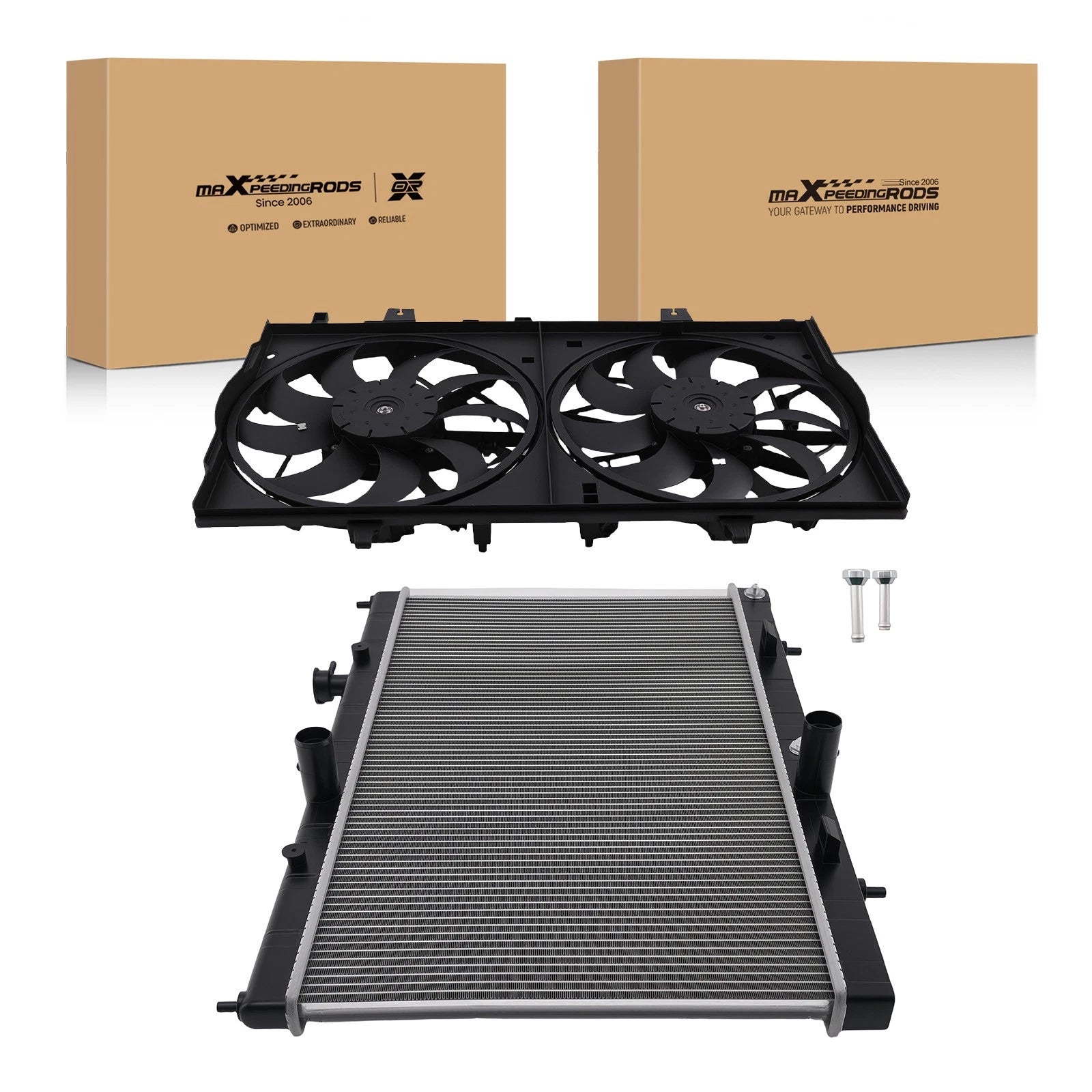 Radiator & Cooling Fan Assembly for Nissan Rogue (2014–2020)
