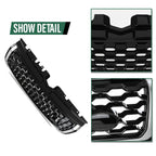 Black Chrome Front Upper Bumper Grille for Range Rover Evoque (2012–2019)