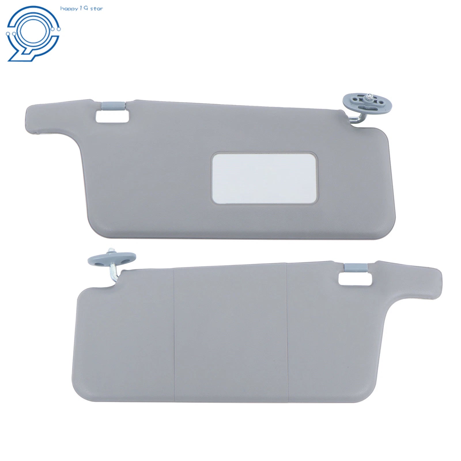 Set of 2 Sun Visors for Honda Civic (1996–2001) Gray LHD