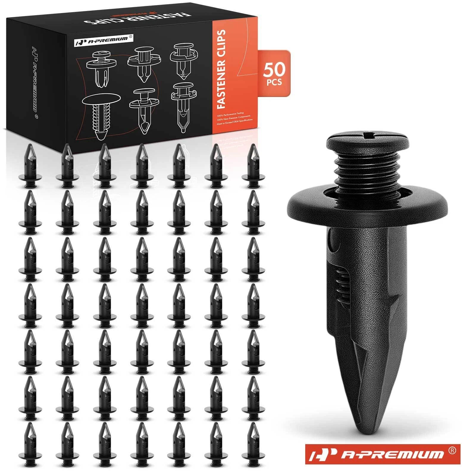 50Pcs Bumper Fascia Retainer Clips for Honda Accord