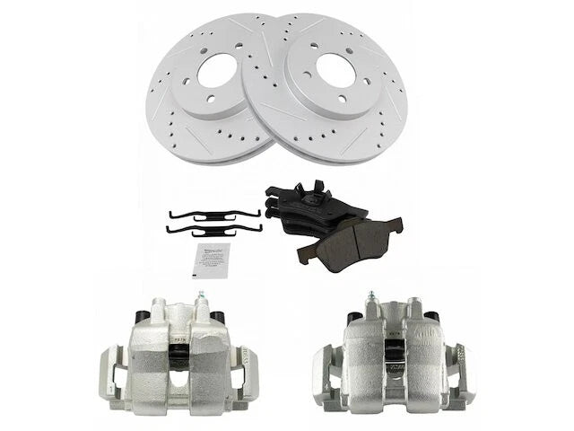 Front Brake Pad Rotor Caliper Set for Mazda Tribute (2001–2007) CS636KC