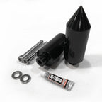 Aluminum Black Spike Frame Sliders for Yamaha FZ1 (2006–2011)