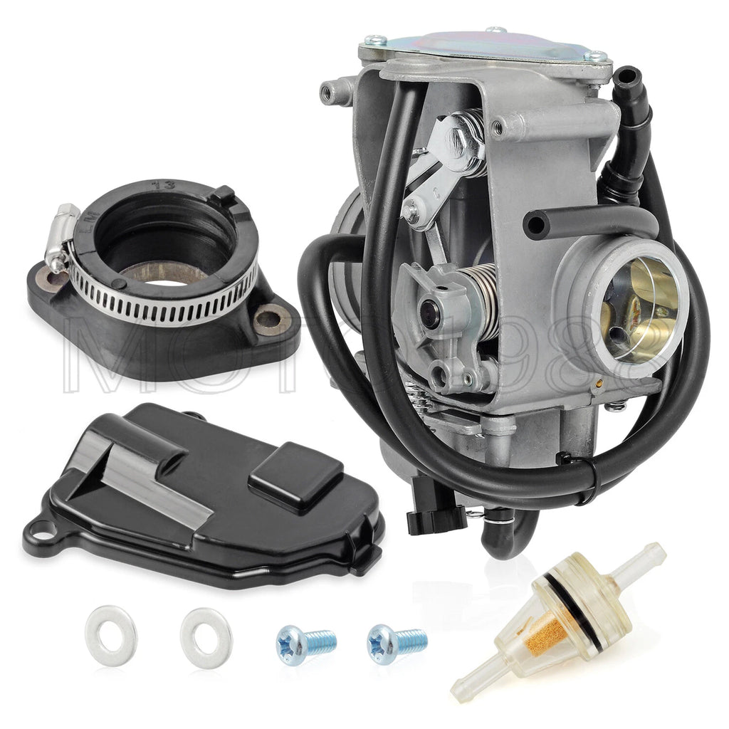 Carburetor Assembly with Intake Boot for Honda FourTrax 350 TRX350 (1986–1987)