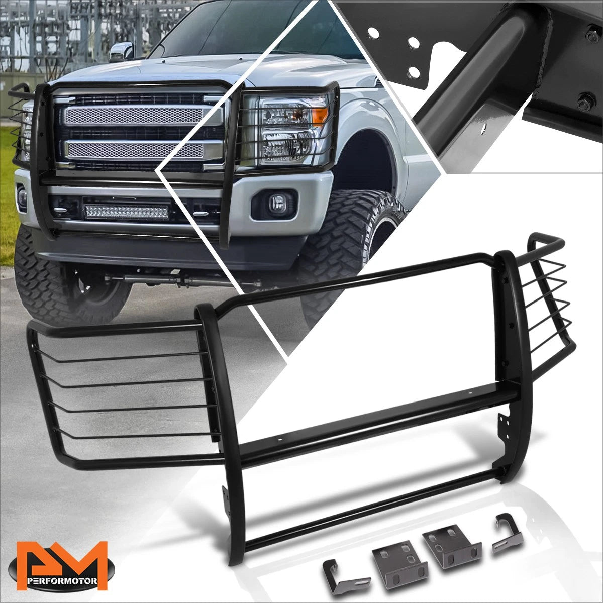 Headlights for Chevy Suburban/Avalanche (2007–2014) Tinted Housing Amber Corner