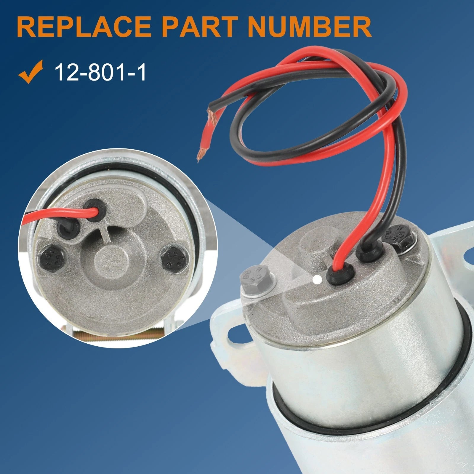High Flow Electric Fuel Pump for Holley Demon Carburetor (Universal)