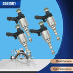 4Pcs Fuel Injectors for Audi A3 S3 VW Tiguan Golf GTI 2.0L TSI (2009-2013)