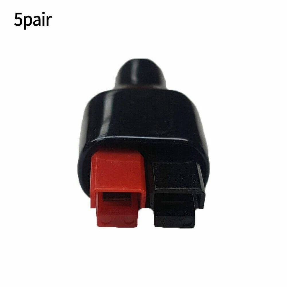 Marine Power Connector with Rubber Boot 5 Pairs 1545 Amp 600V