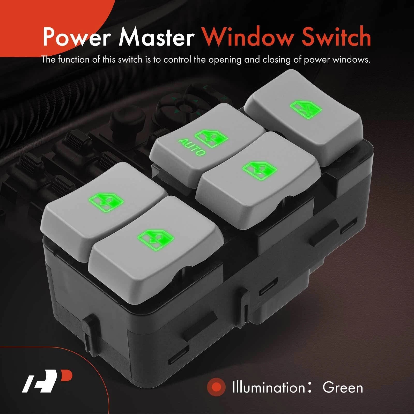 Front Left Power Window Switch for Buick Rendezvous (2004-2007)