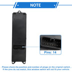 Power Window Switch for Mitsubishi Pajero NP (2002–2006) MR587941