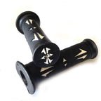 7/8" 22mm White Hand Grips for Aprilia BMW Ducati Triumph (Offroad)