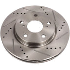 Front Brake Drilled Rotors and Pads for Toyota RAV4 (2006–2012), Scion xB (2008–2015)