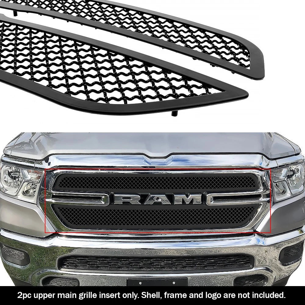 Stainless Black Mesh Grille Insert for Ram 1500 Tradesman (2019-2024)
