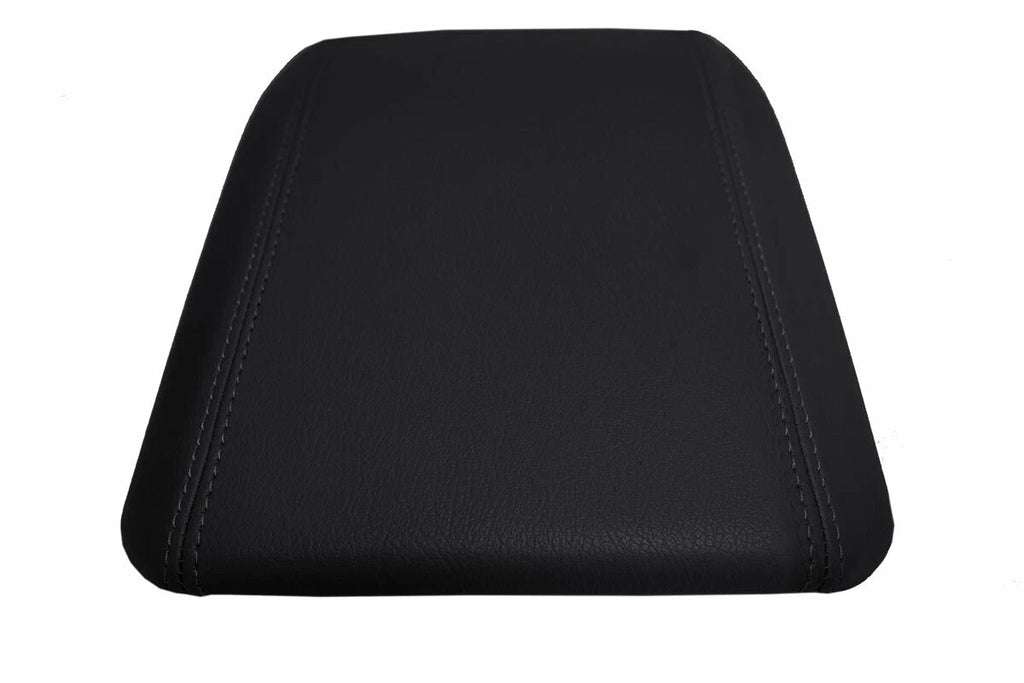 Center Console Lid Armrest Cover for Ford Explorer (2020–2022) Black PVC Leather