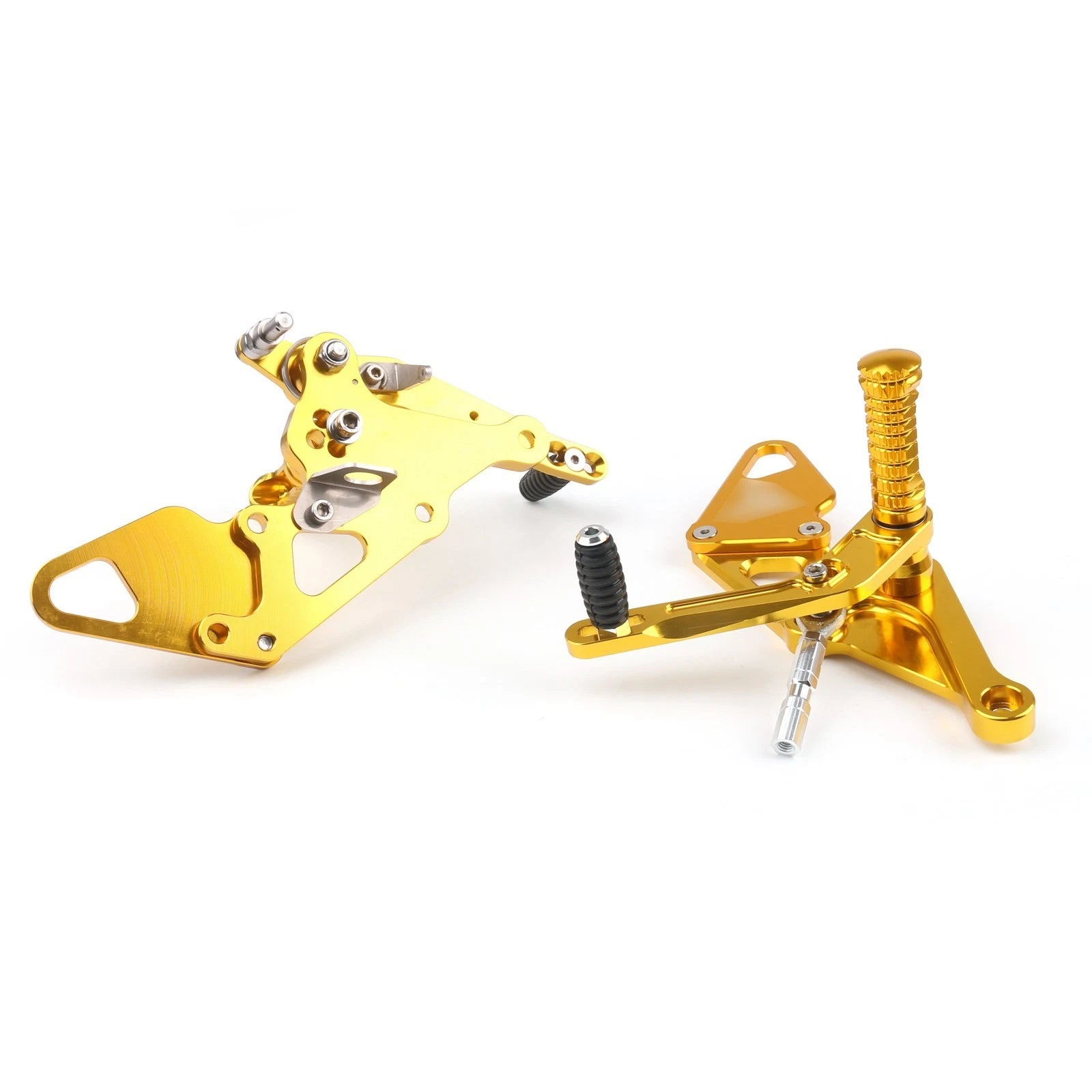 Adjustable Rearsets Foot Rest Pegs for Yamaha MT-07 FZ-07 (2013–2016) Gold #3