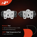 2X Rear Drum Brake Wheel Cylinders for Honda Accord Civic (1990–2002)
