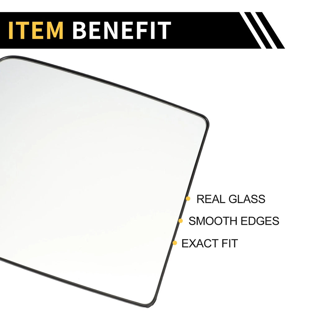 Heated Right Mirror Glass for Dodge Ram 1500 2500 (No. 68067726AA)