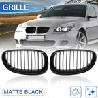 Matte Black Grill for BMW E60/E61 528i 535i 525i 530i 530xi 545i M5 (2003-2009)