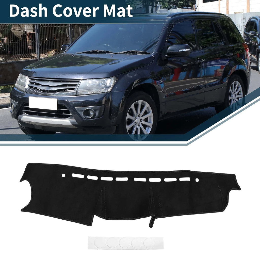 Dashboard Cover Mat for Suzuki Jimny JB64 JB74 (2018–2024) Black