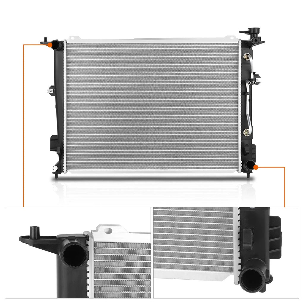 OE Style Aluminum Core Cooling Radiator DPI-13388 for Genesis Coupe 3.8 (2010–2014)