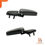 Black Side Door View Mirror Sail Mount for Nissan D21 Pickup, D22 Navara (86-97)