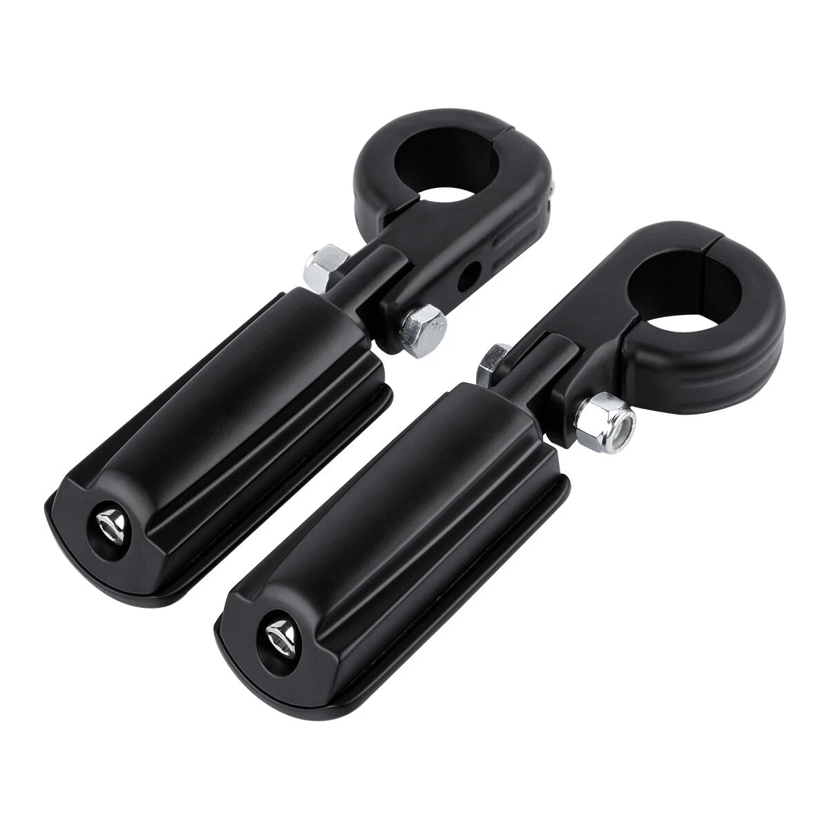 1-1/4" Highway Bar Foot Pegs Clamps for Harley Touring Electra Road Glide