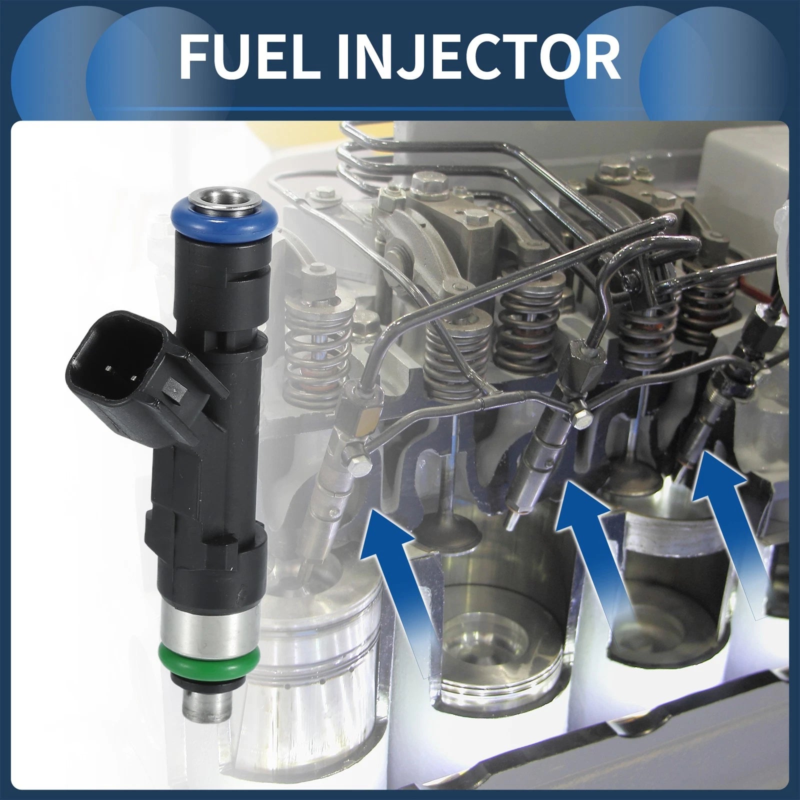 6X Fuel Injector for Mazda B3000 (2002–2007) No.1F2113250