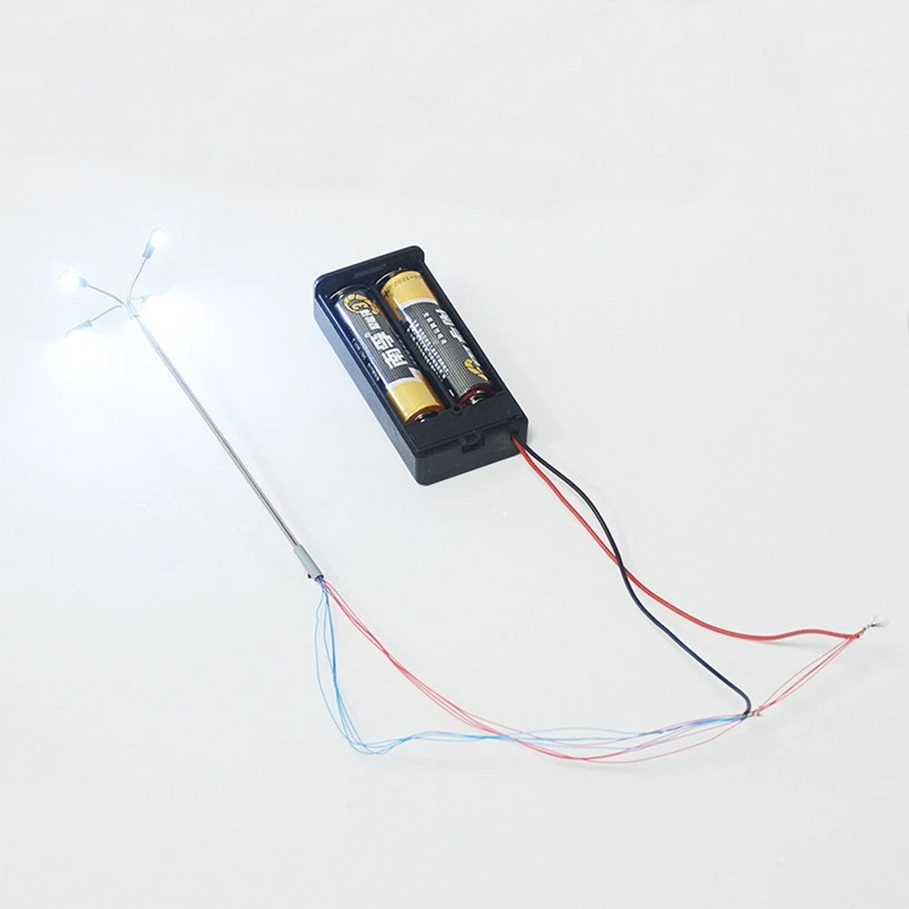 Set of 5 Scale Street Lights for Model Railway (1:100)