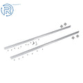 Set of 2 Linear Shaft Rails with 4 Square Type Bearings for Universal Use