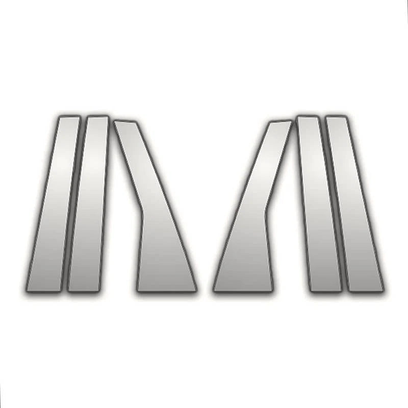 6Pc Chrome Pillar Post Covers for 2001–2008 Honda Fit