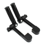 Stirrup Heel Foot Rest Pegs for Harley Sportster XL 883 1200 Softail FXWG FXR