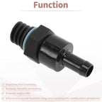PCV Valve for Chrysler 200 (2011–2017) 0450469 Plastic Black